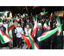 گرامیداشت سالگرد ارتحال امام خمینی (ره) در دانشگاه تبریز/آیین پرچم گردانی در مقابل درب اصلی دانشگاه تبریز