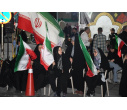 گرامیداشت سالگرد ارتحال امام خمینی (ره) در دانشگاه تبریز/آیین پرچم گردانی در مقابل درب اصلی دانشگاه تبریز