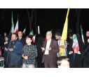 گرامیداشت سالگرد ارتحال امام خمینی (ره) در دانشگاه تبریز/آیین پرچم گردانی در مقابل درب اصلی دانشگاه تبریز