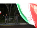 گرامیداشت سالگرد ارتحال امام خمینی (ره) در دانشگاه تبریز/آیین پرچم گردانی در مقابل درب اصلی دانشگاه تبریز
