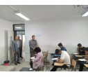 بازدید آقای دکتر حسین زاده و حاجی پور از روند برگزاری امتحانات  ترم تابستان