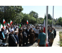 	اهتزاز پرچم مقدس جمهوری اسلامی ایران در دانشگاه تبریز همزمان با اهتزاز این پرچم مقدس در دانشگاه‎های سراسر کشور