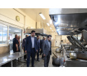 حضور سرزده رئیس دانشگاه تبریز در سلف غذاخوری دانشجویان