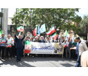 حضور دانشگاهیان دانشگاه تبریز در رزمایش اقتدار " آذربایجان؛ جانفدای ایران "