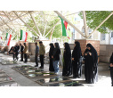 مراسم معنوی غبارروبی و عطرافشانی مزار شهدای گمنام وادی رحمت به همت اداره امور دانشجویان شاهد و ایثارگر دانشگاه تبریز