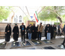 مراسم معنوی غبارروبی و عطرافشانی مزار شهدای گمنام وادی رحمت به همت اداره امور دانشجویان شاهد و ایثارگر دانشگاه تبریز