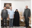 دیدار صمیمانه رئیس دانشگاه تبریز با خانواده شهیدان والامقام حبیب، ماهان و ماهور علیزاده