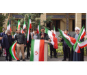 حضور پرشور دانشگاهیان دانشگاه تبریز در آیین اهتزاز پرچم دانشجویان عاشورایی