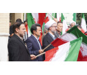 حضور پرشور دانشگاهیان دانشگاه تبریز در آیین اهتزاز پرچم دانشجویان عاشورایی
