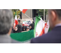 حضور پرشور دانشگاهیان دانشگاه تبریز در آیین اهتزاز پرچم دانشجویان عاشورایی