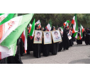 حضور پرشور دانشگاهیان دانشگاه تبریز در آیین اهتزاز پرچم دانشجویان عاشورایی