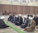 گعده صمیمانه حضرت آیت‌الله مطهری‌اصل نماینده محترم ولی فقیه در استان با دکتر محمدتقی اعلمی رئیس دانشگاه تبریز و حجت الاسلام والمسلمین حاج آقا انوری رییس نهاد نمایندگی مقام معظم رهبری در دانشگاه‌های آذربایجان شرقی