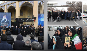 تجمع و راهپیمایی دانشگاهیان دانشگاه‌های تبریز در عزای شهادت مظلومانه رهبر معظم انقلاب اسلامی