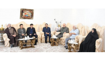 دیدار صمیمانه رئیس دانشگاه تبریز با خانواده شهیدان والامقام حبیب، ماهان و ماهور علیزاده