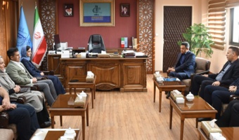 دیدار رئیس دانشگاه تبریز با قهرمان پاراتکواندو ایران