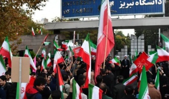 خروش دانشگاهیان دانشگاه های تبریز در لبیک به پیام رهبر معظم انقلاب خطاب به جوانان