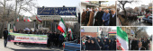 حضور گسترده دانشگاهیان دانشگاه تبریز در راهپیمایی ۲۲ بهمن و قدردانی رییس دانشگاه