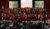 آیین متمرکز دانش‌آموختگی دانشجویان دانشگاه تبریز