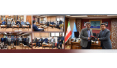 نشست مشترک رئیس دانشگاه تبریز و مدیرعامل کارخانه تراکتورسازی تبریز